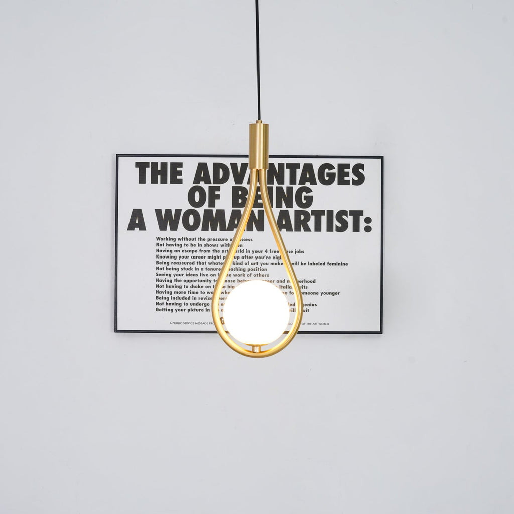 Perenelle Glass Pendant Light-Moonnatur