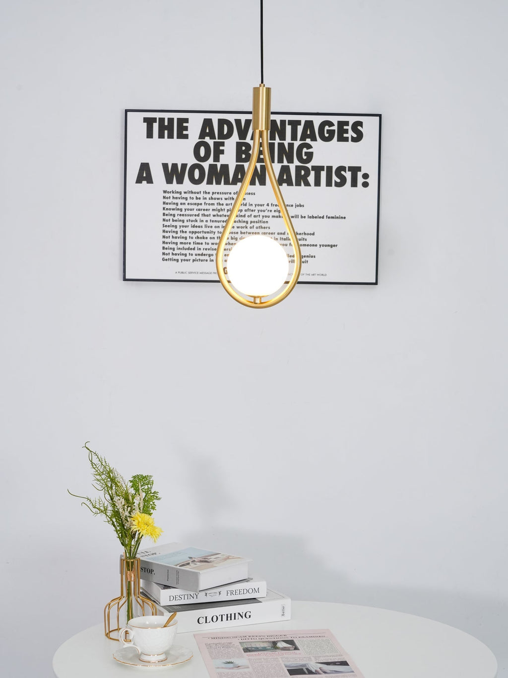 Perenelle Glass Pendant Light-Moonnatur