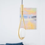 Perenelle Glass Pendant Light-Moonnatur