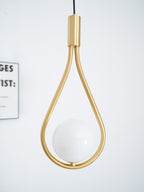 Perenelle Glass Pendant Light-Moonnatur
