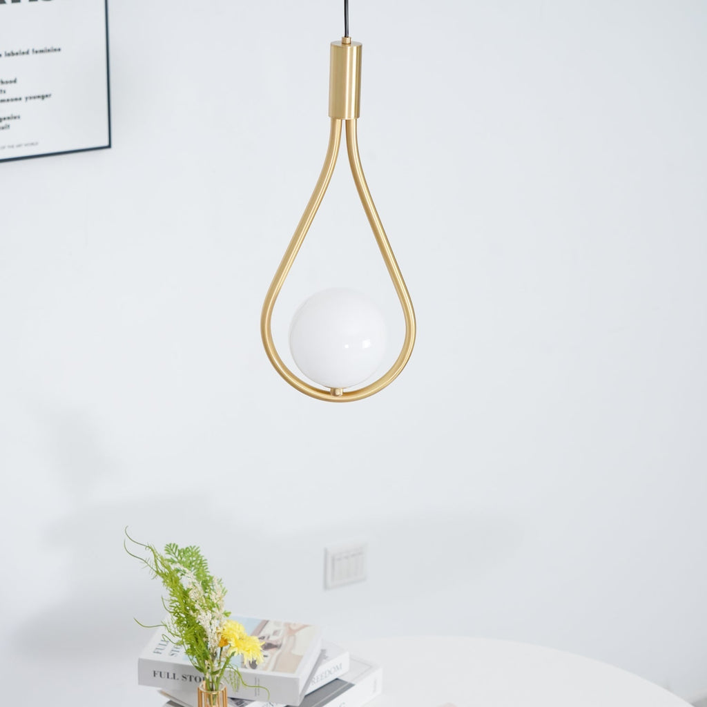 Perenelle Glass Pendant Light-Moonnatur