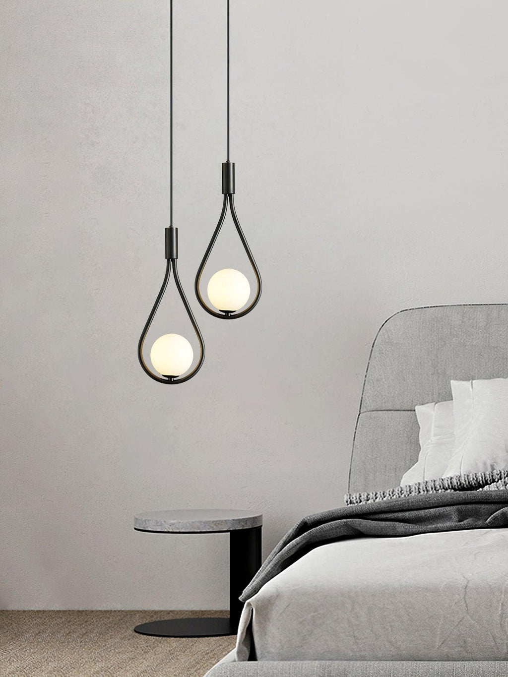 Perenelle Glass Pendant Light-Moonnatur