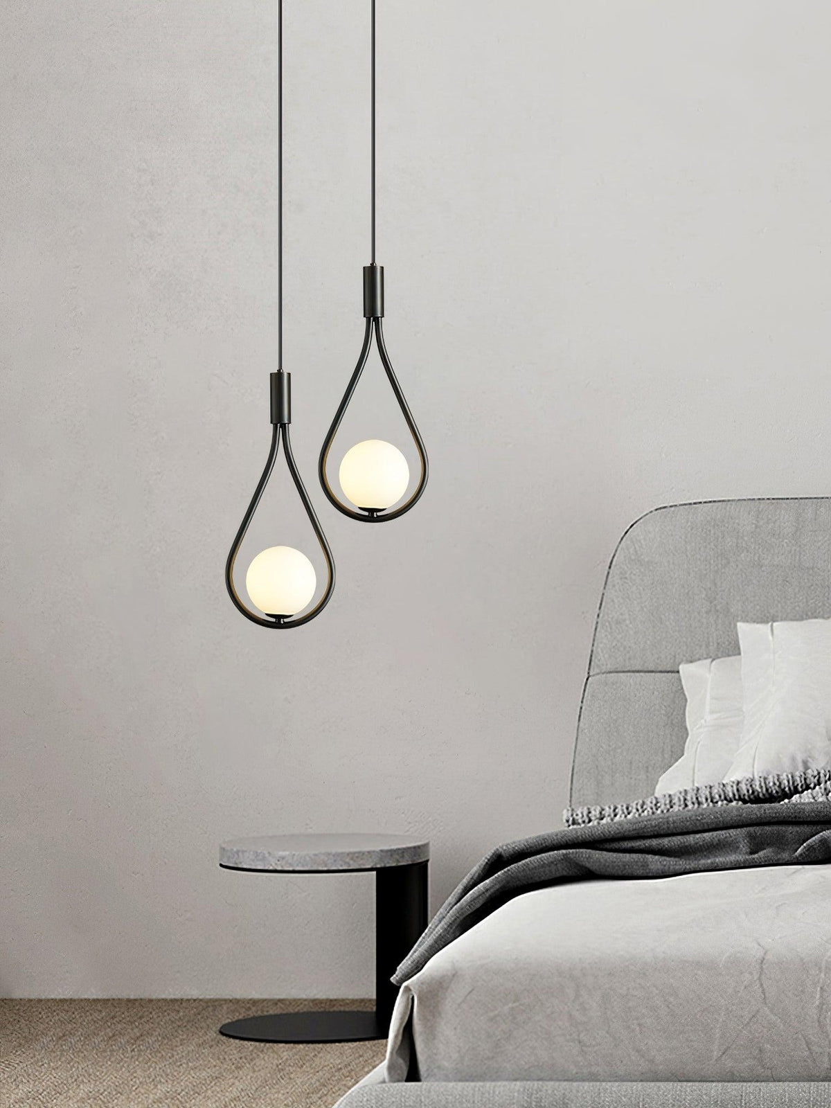 Perenelle Glass Pendant Light-Moonnatur
