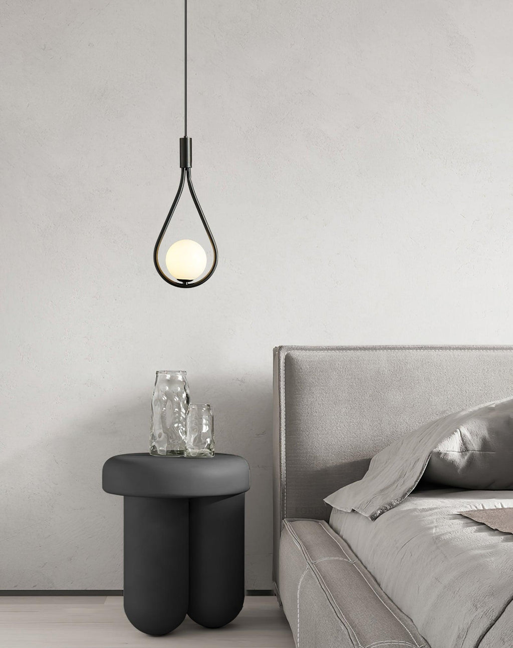 Perenelle Glass Pendant Light-Moonnatur