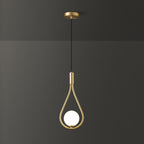 Perenelle Glass Pendant Light-Moonnatur