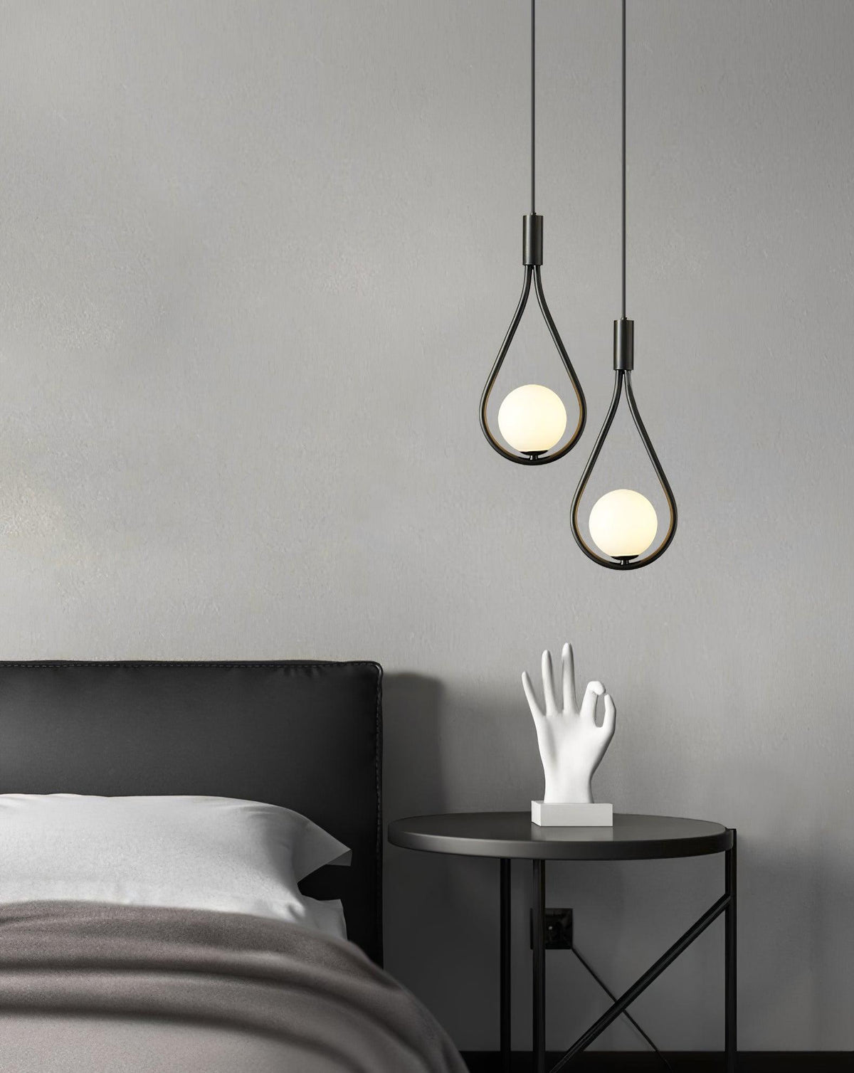 Perenelle Glass Pendant Light-Moonnatur