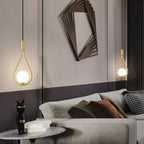 Perenelle Glass Pendant Light-Moonnatur