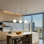 Perenelle Glass Pendant Light-Moonnatur