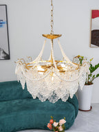 Celestrel Glass Chandelier-Moonnatur