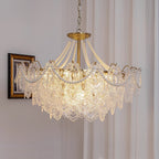 Celestrel Glass Chandelier-Moonnatur
