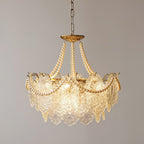 Celestrel Glass Chandelier-Moonnatur
