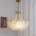 Celestrel Glass Chandelier-Moonnatur