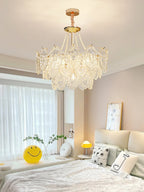 Celestrel Glass Chandelier-Moonnatur