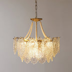 Celestrel Glass Chandelier-Moonnatur