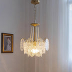 Celestrel Glass Chandelier-Moonnatur
