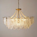 Celestrel Glass Chandelier-Moonnatur