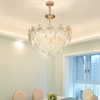 Celestrel Glass Chandelier-Moonnatur