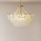 Celestrel Glass Chandelier-Moonnatur