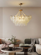 Celestrel Glass Chandelier-Moonnatur