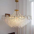 Celestrel Glass Chandelier-Moonnatur