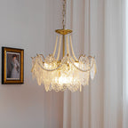 Celestrel Glass Chandelier-Moonnatur