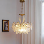 Celestrel Glass Chandelier-Moonnatur