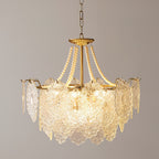 Celestrel Glass Chandelier-Moonnatur