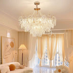 Celestrel Glass Chandelier-Moonnatur