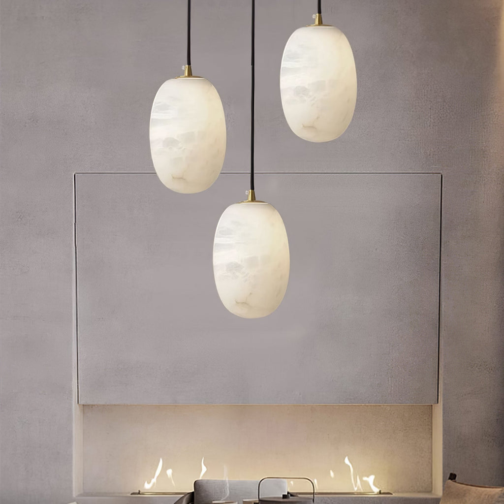 Berelhill Alabaster Pendant Light-Moonnatur
