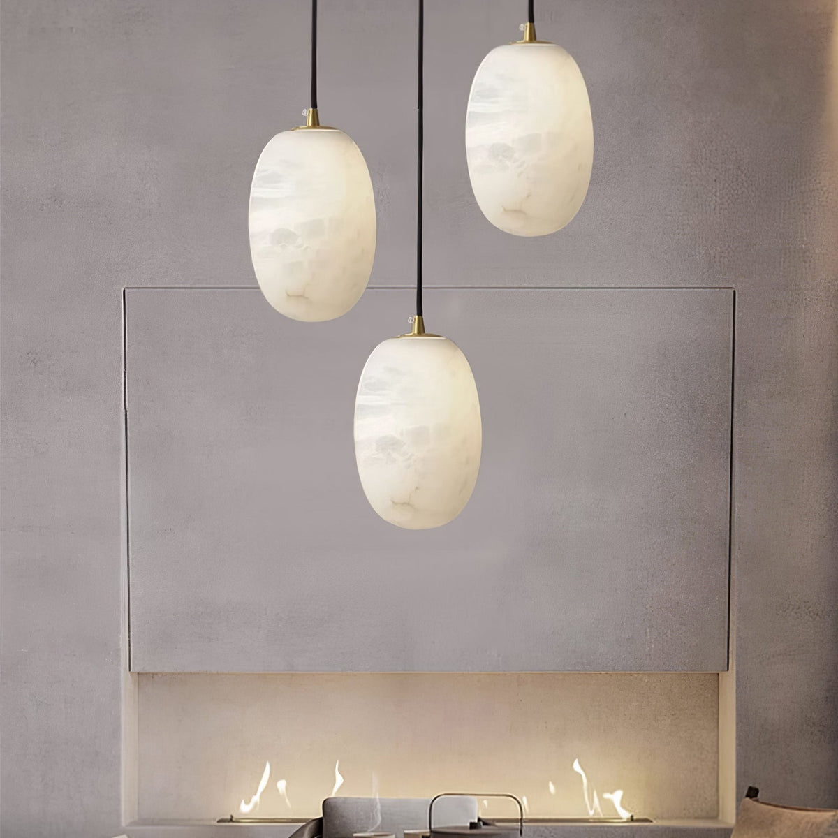 Berelhill Alabaster Pendant Light-Moonnatur