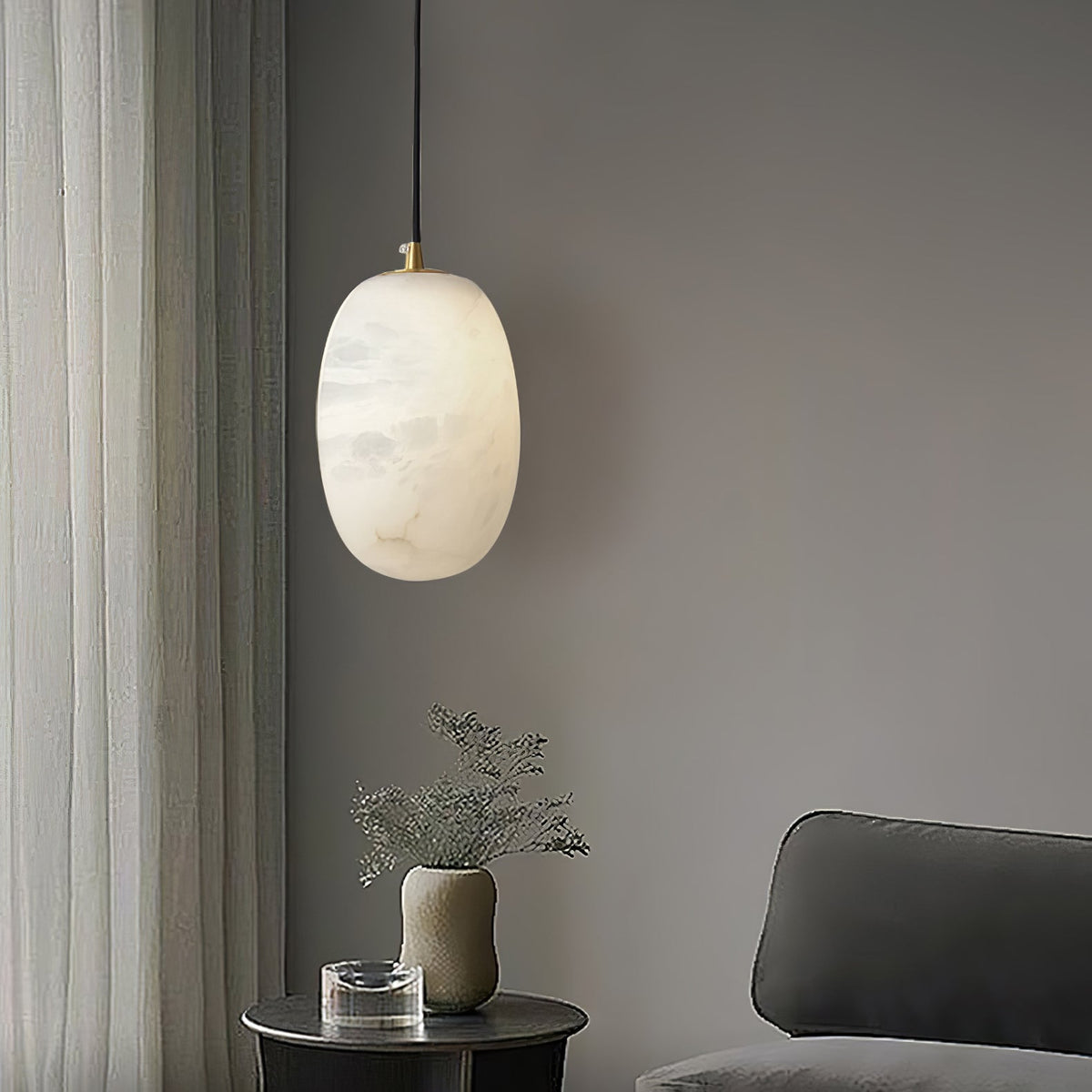 Berelhill Alabaster Pendant Light-Moonnatur