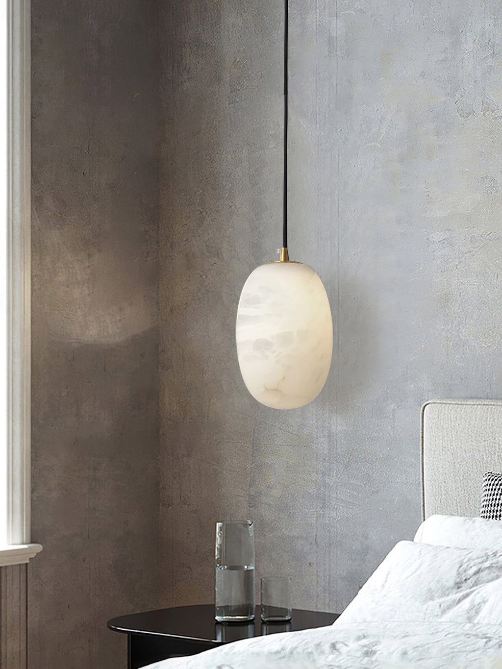 Berelhill Alabaster Pendant Light-Moonnatur