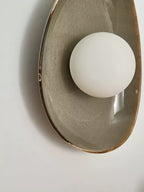 Berwinena Ceramic Wall Light-Moonnatur