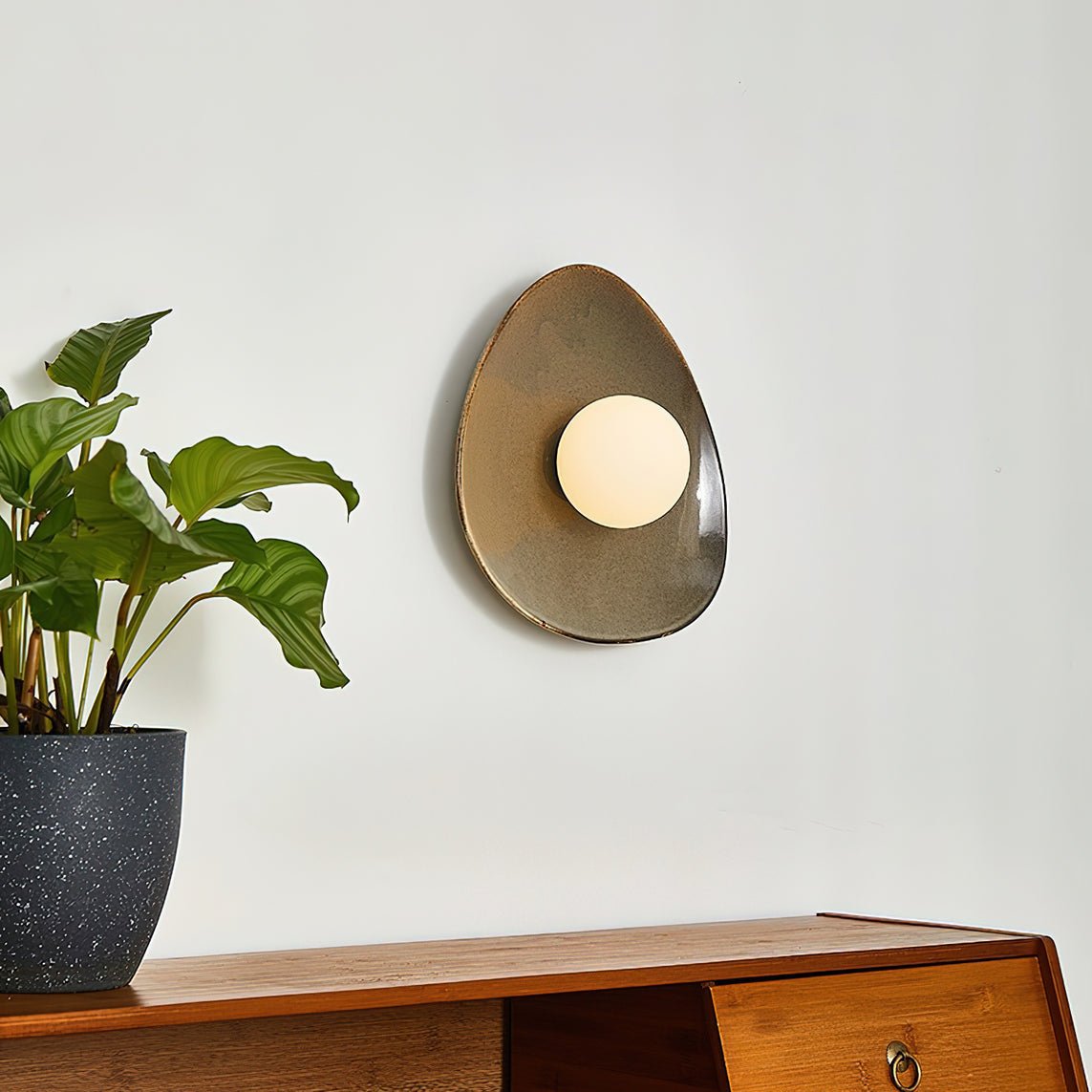 Berwinena Ceramic Wall Light-Moonnatur