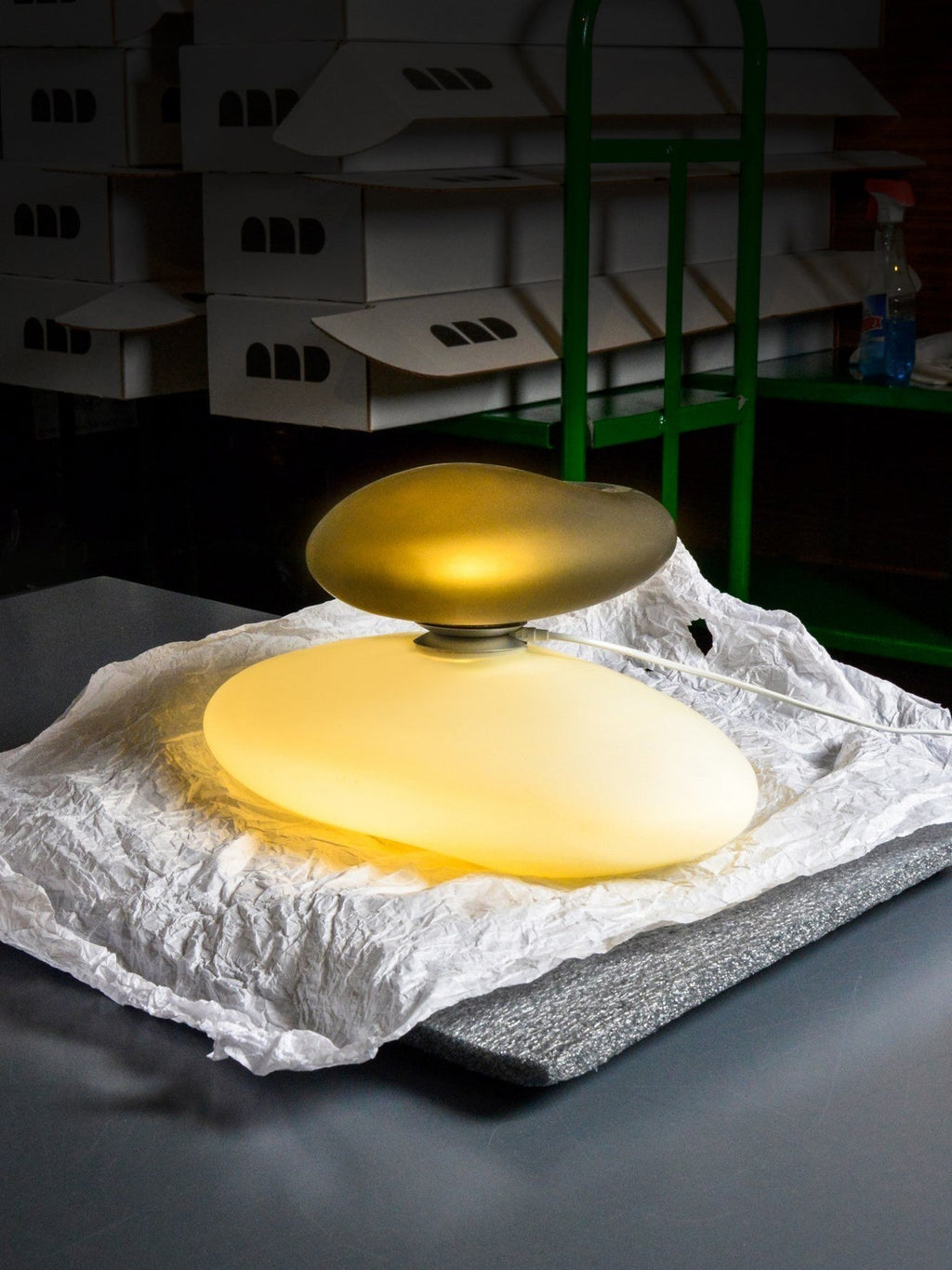 Brackia Glass Pendant Light-Moonnatur