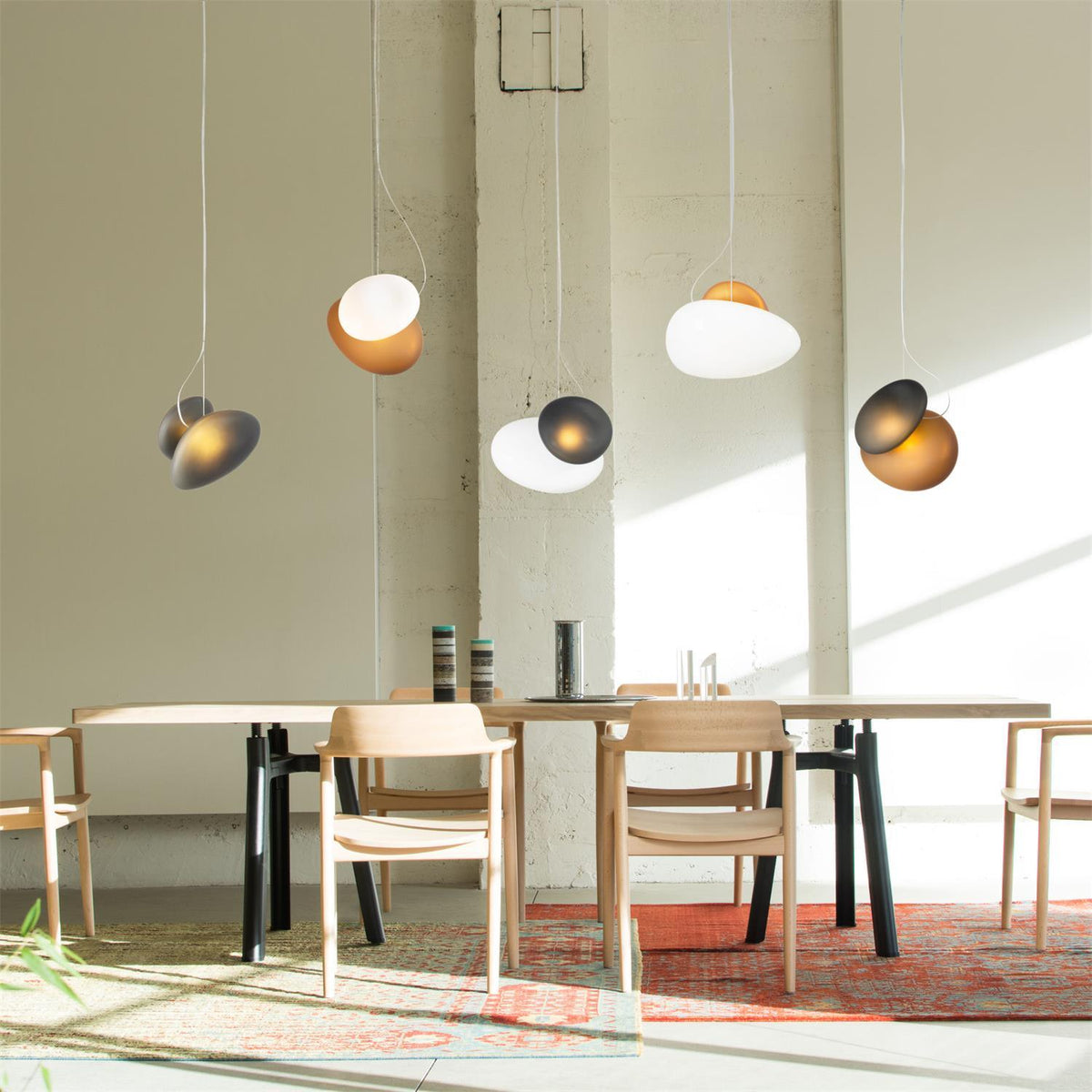 Brackia Glass Pendant Light-Moonnatur