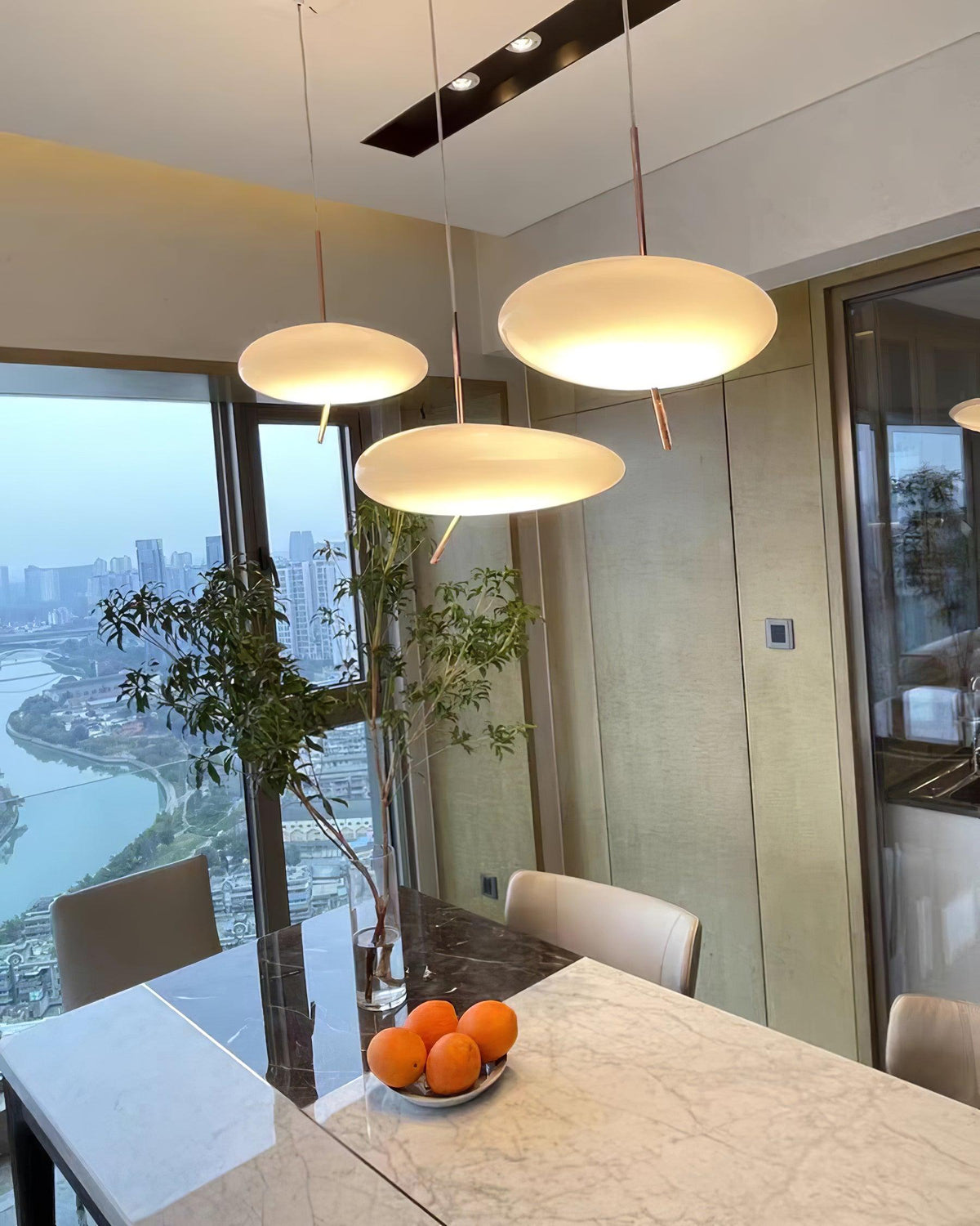 Valenara Glass Pendant Light-Moonnatur