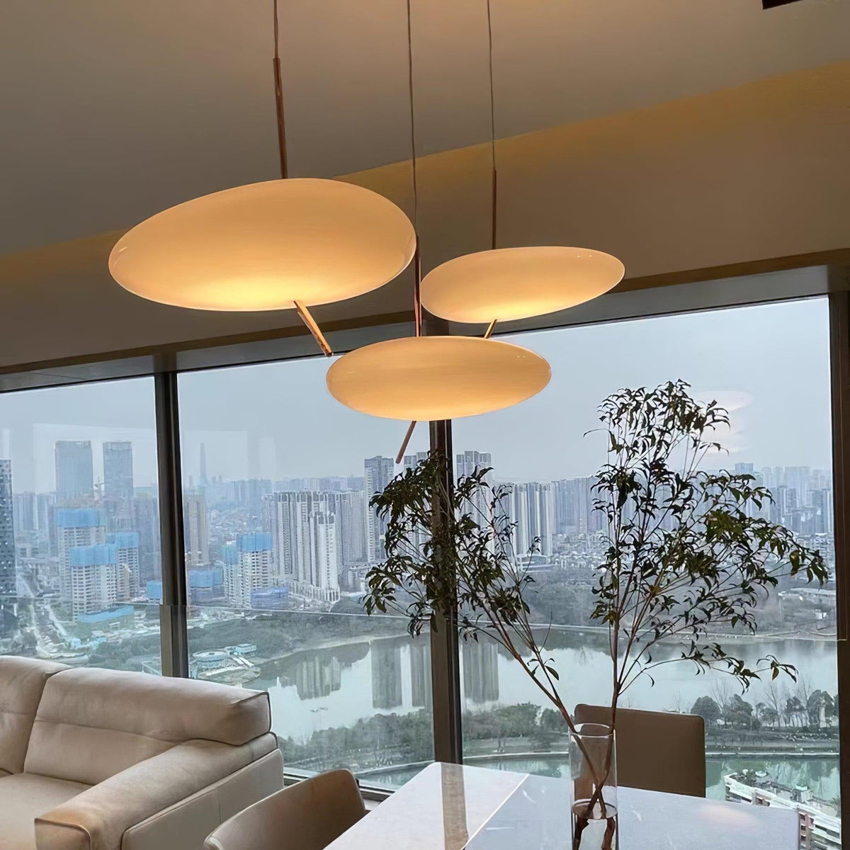 Meldenenora Metal Pendant Light-Moonnatur