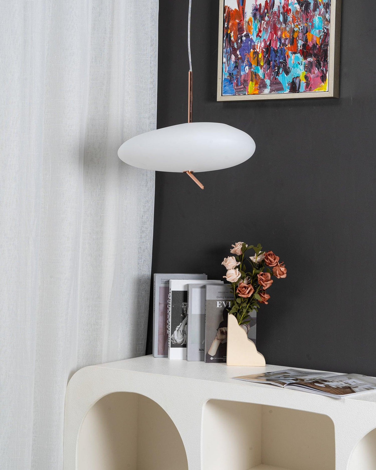 Valenara Glass Pendant Light-Moonnatur
