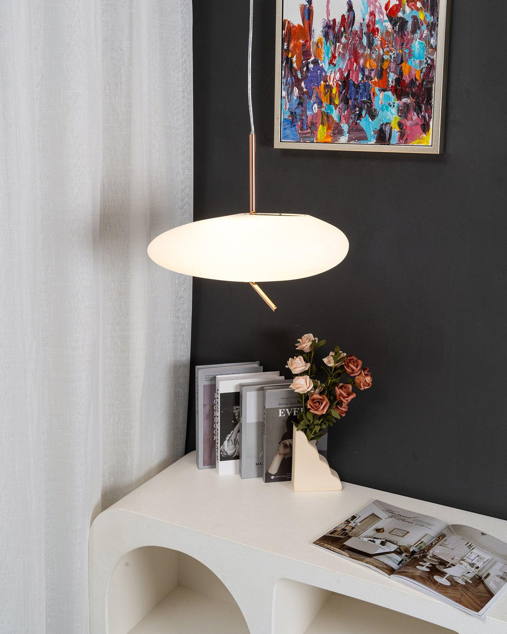 Valenara Glass Pendant Light-Moonnatur