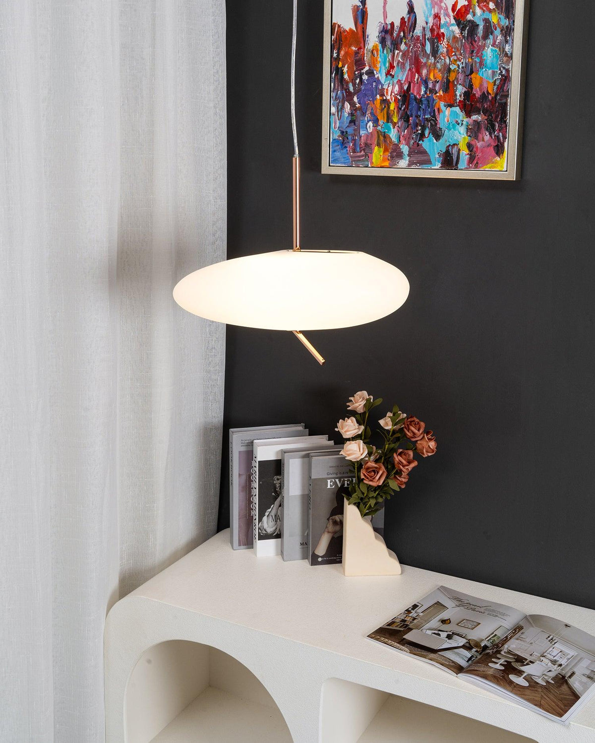 Valenara Glass Pendant Light-Moonnatur