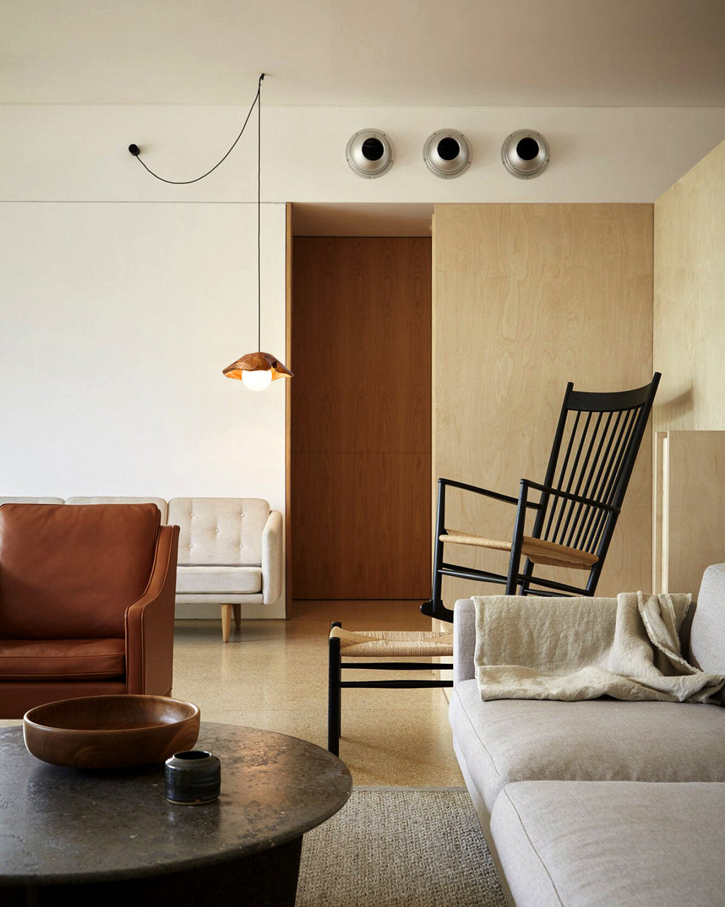 Ashenden Wood Pendant Light-Moonnatur