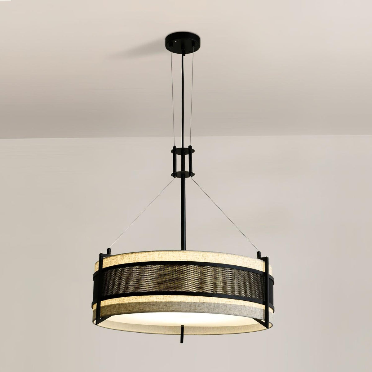 Aldenella Fabric Chandelier-Moonnatur