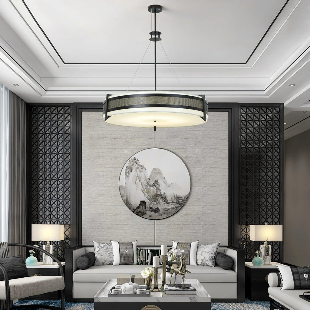 Aldenella Fabric Chandelier-Moonnatur