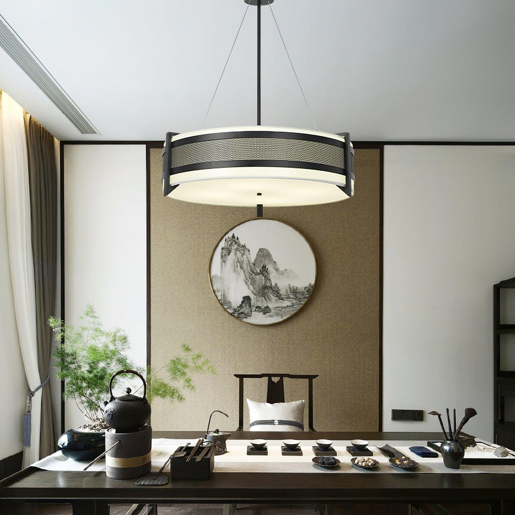 Aldenella Fabric Chandelier-Moonnatur