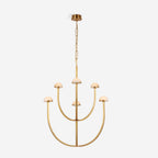 Urenwood Alabaster Chandelier-Moonnatur