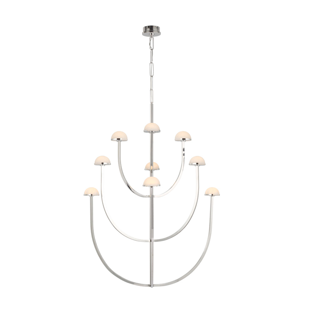 Urenwood Alabaster Chandelier-Moonnatur