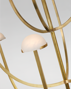 Urenwood Alabaster Chandelier-Moonnatur