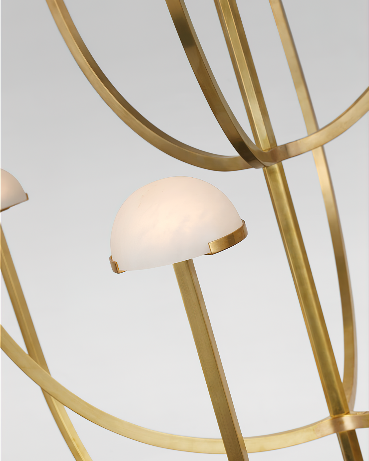 Urenwood Alabaster Chandelier-Moonnatur