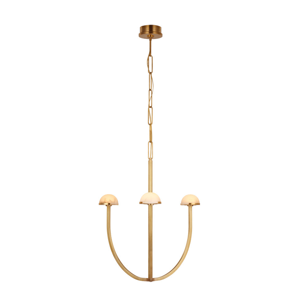 Urenwood Alabaster Chandelier-Moonnatur